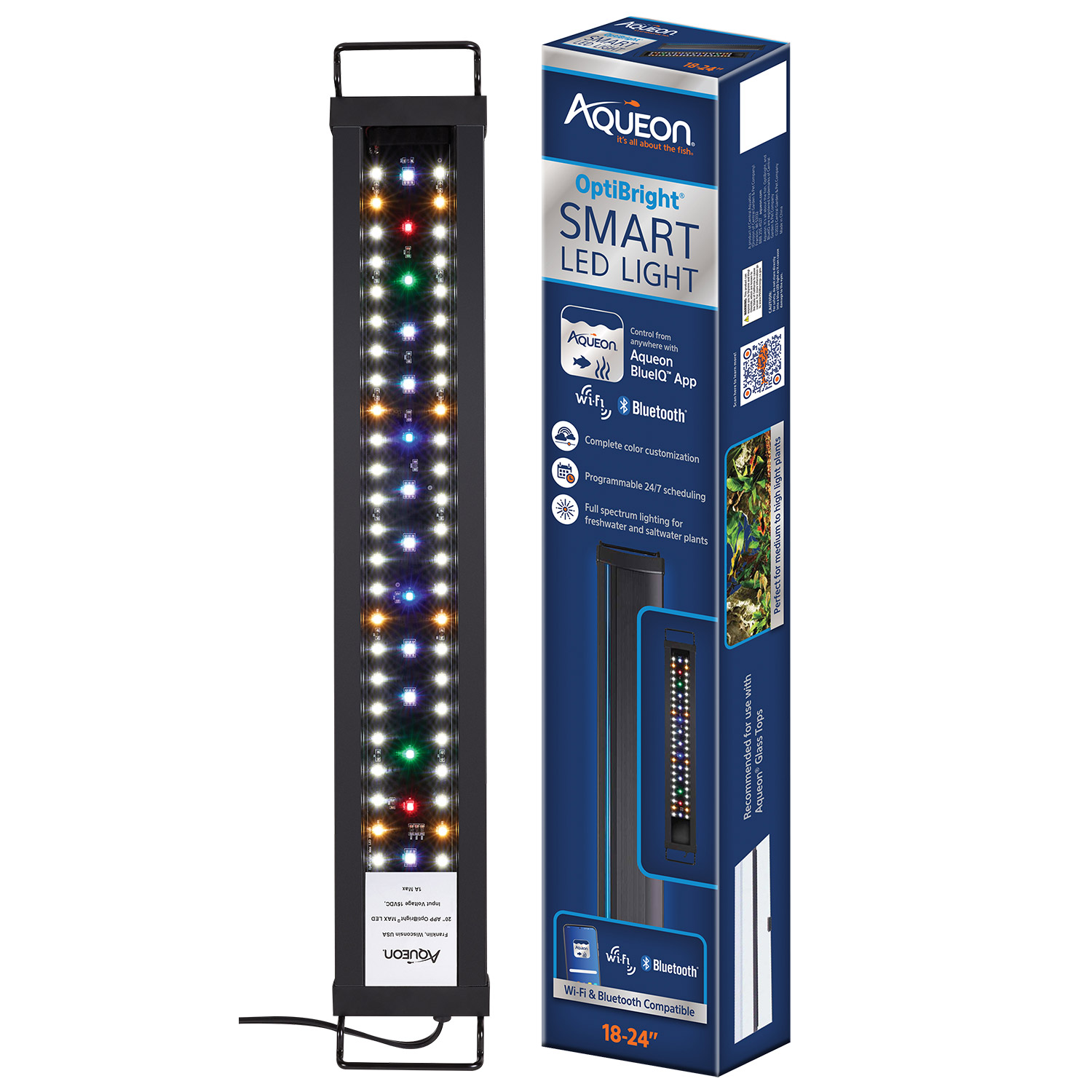Aqueon OptiBright Smart LED Light 18-24