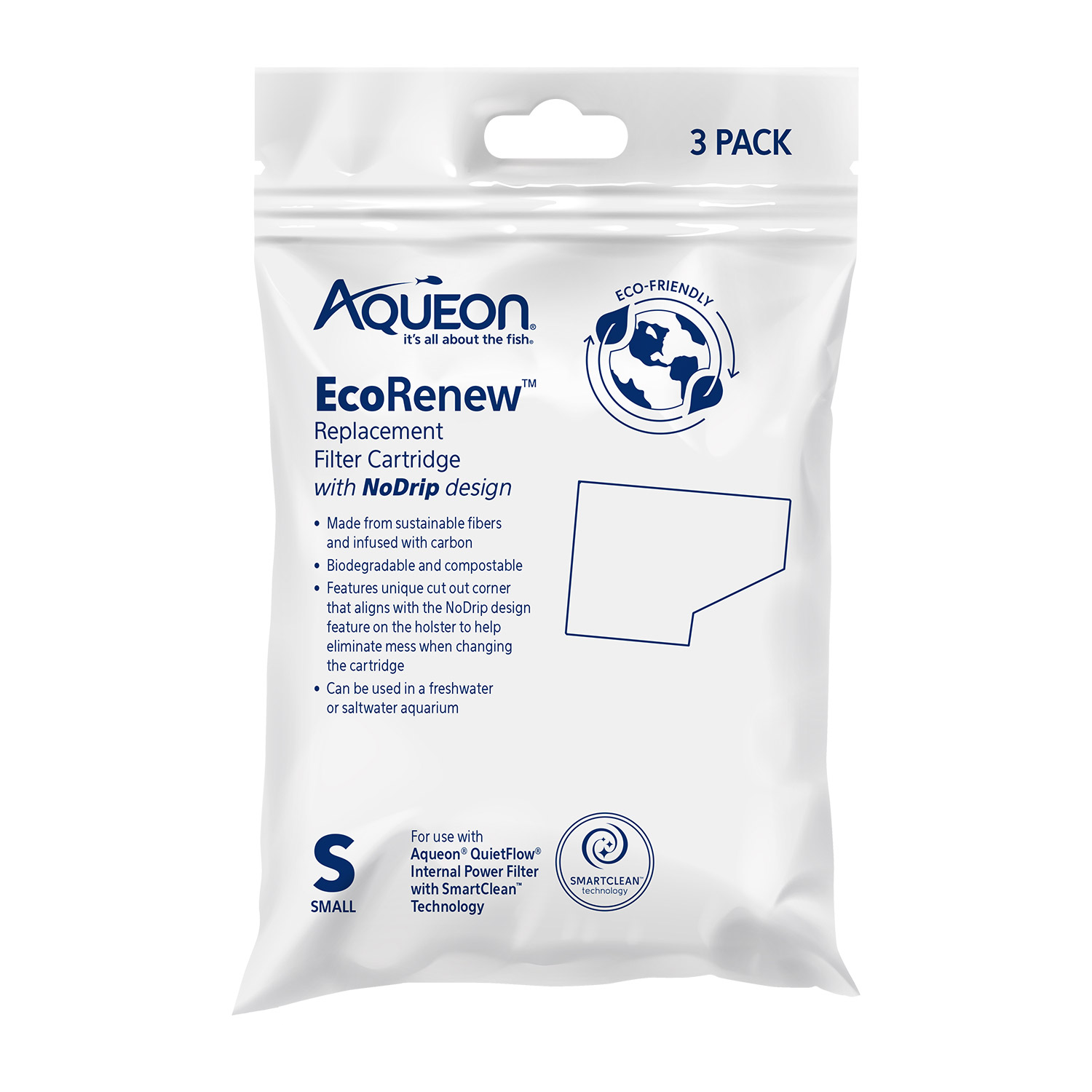 Aqueon EcoRenew Filter Cartridge SM