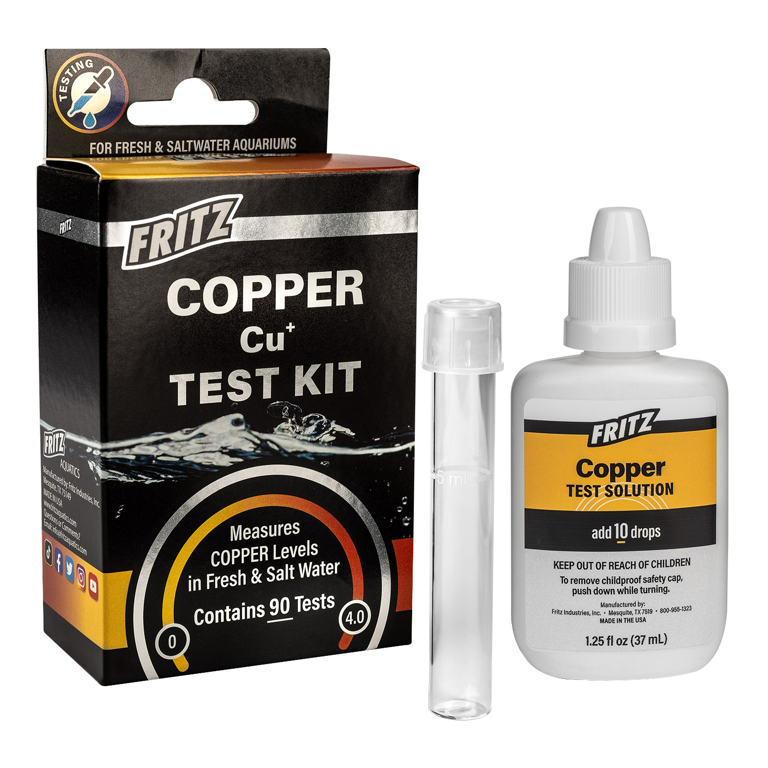 Fritz Liquid Test Kit - Copper