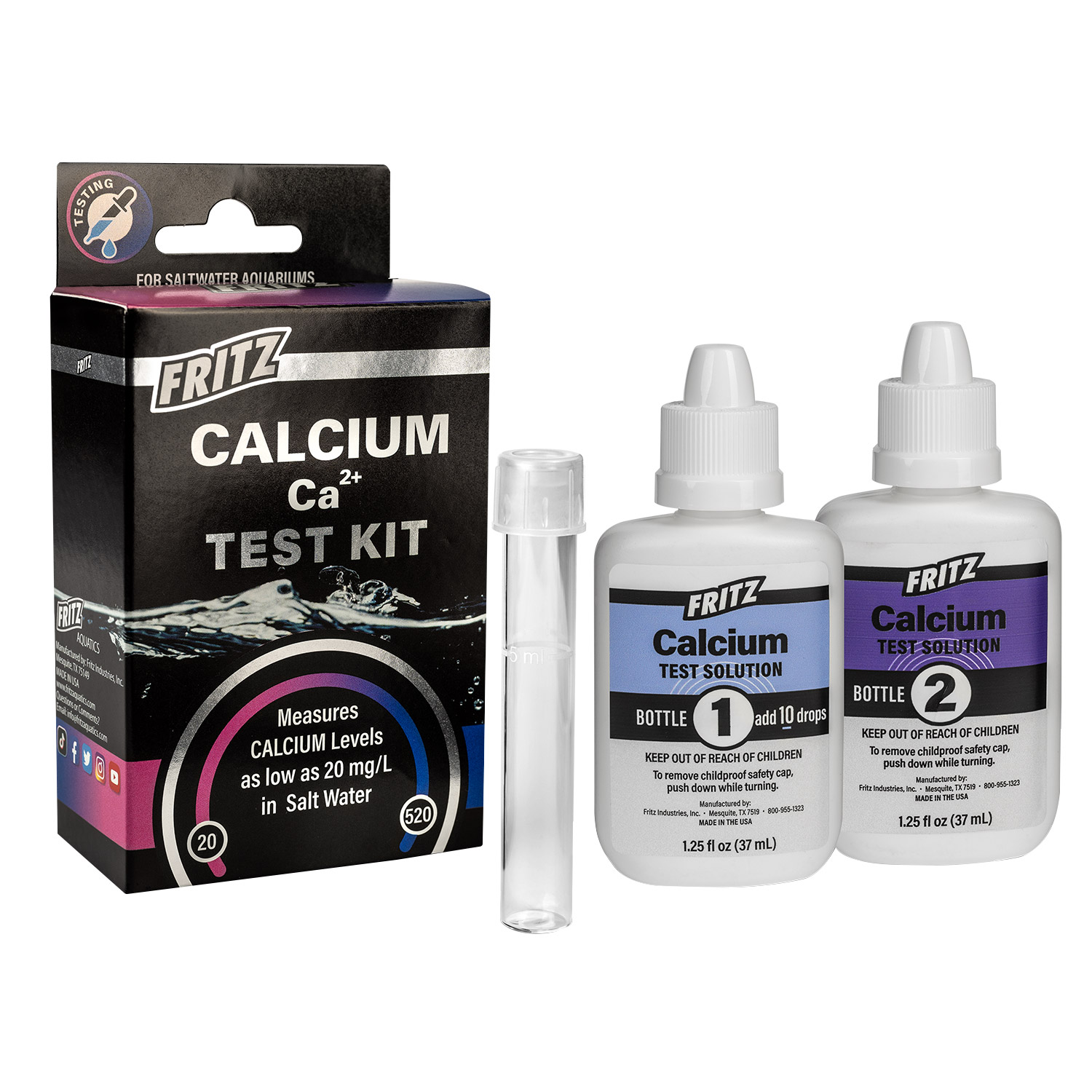 Fritz Liquid Test Kit - Calcium