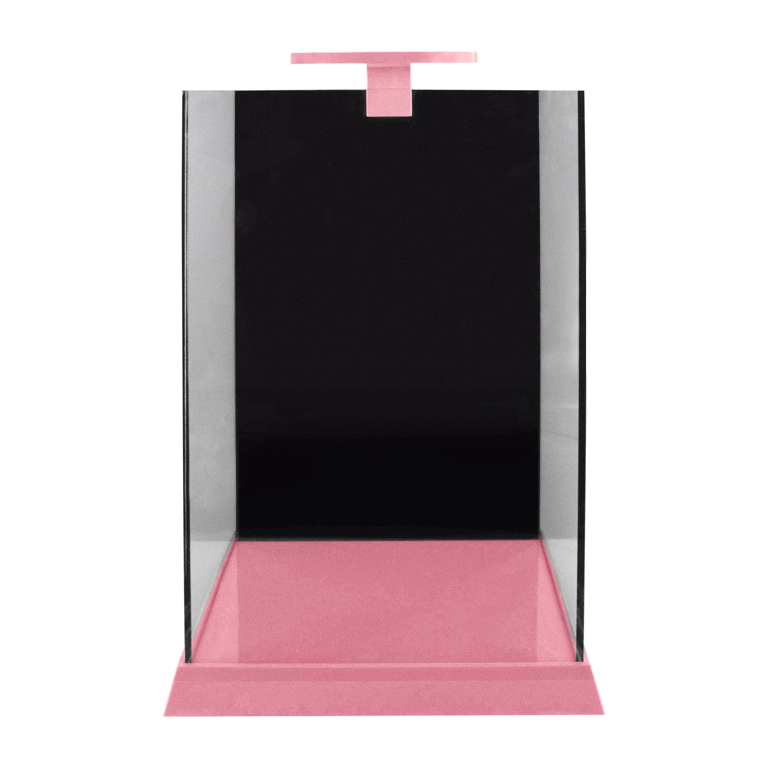 Underwater Treasures Square Acrylic Fish Tank - Pink