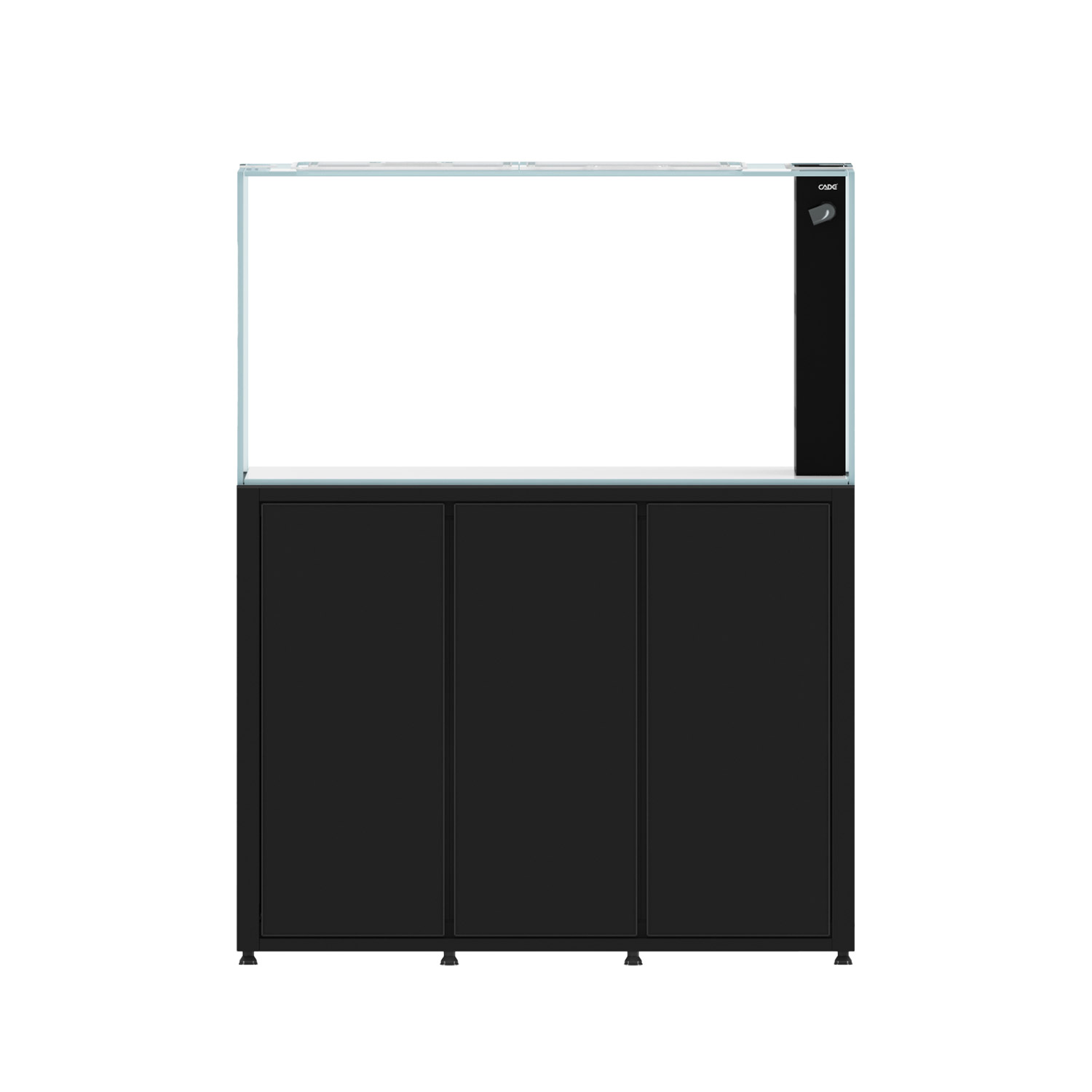 Cade S3 1200 Peninsula Aquarium 133GAL - Black