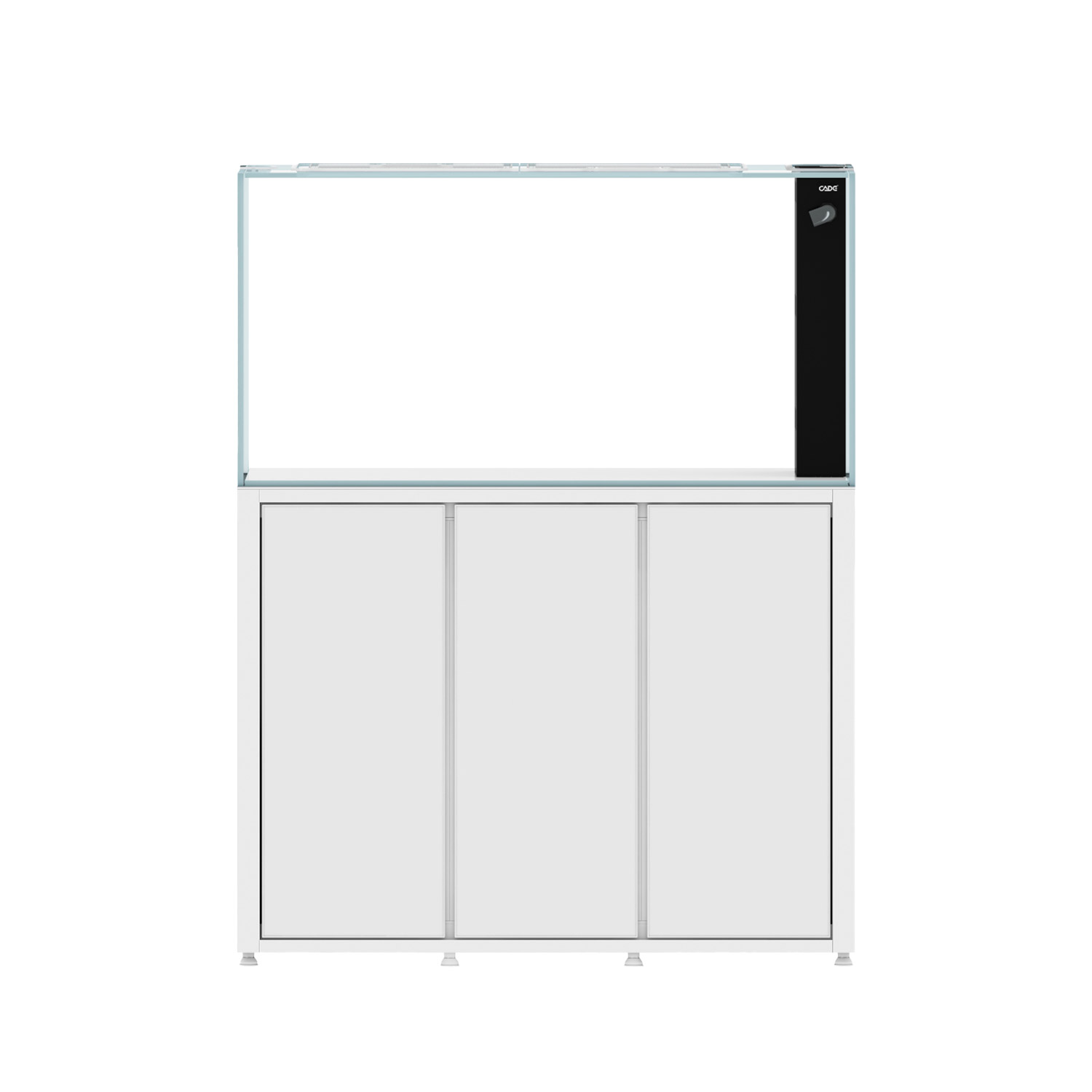 Cade S3 1200 Peninsula  Aquarium 133GAL - White