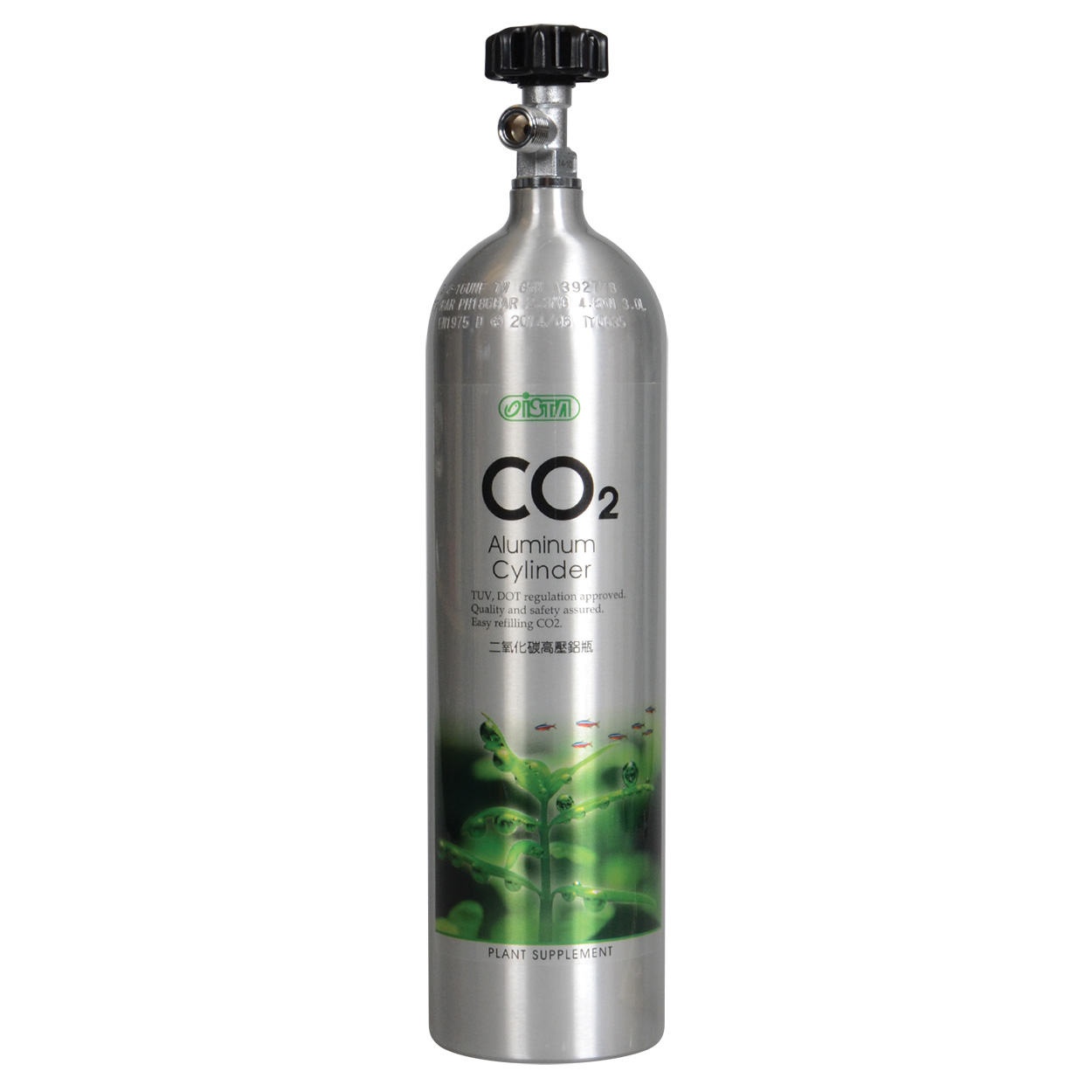 Ista CO2 Aluminum Cylinder 3L - Face Side