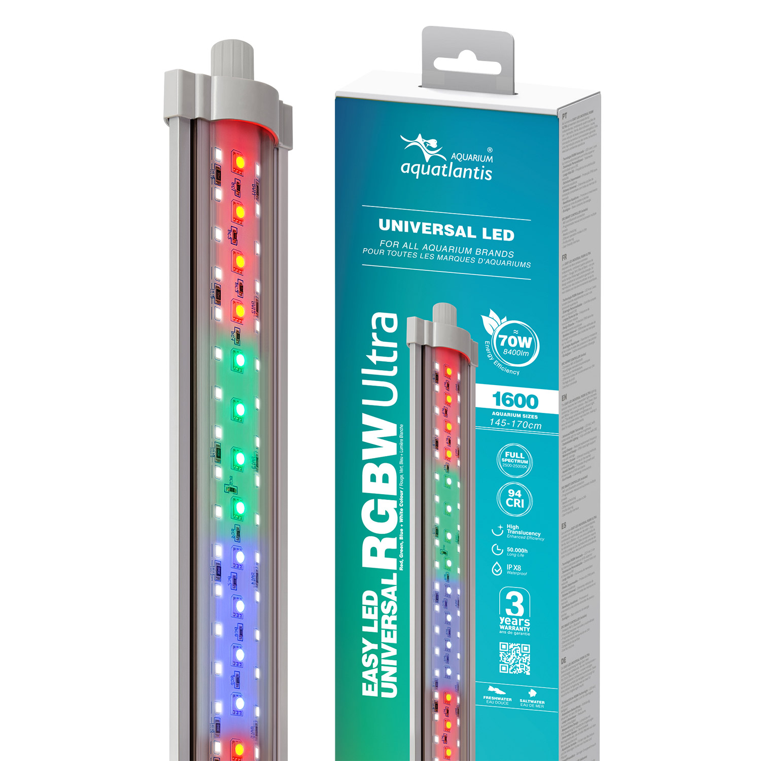 Aquatlantis Easy LED Universal RGBW Ultra 1600 - 70W