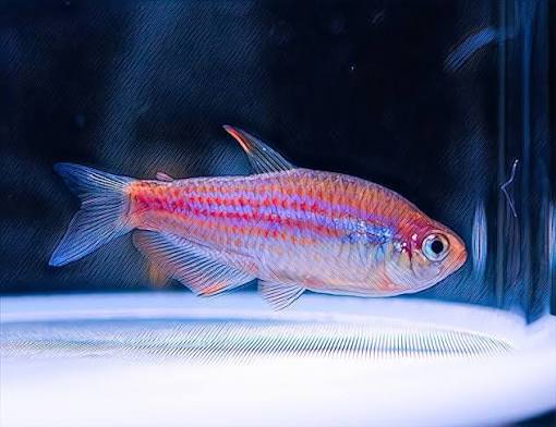 Inpaichthys piraupiranga - Scratched Inpa Tetra